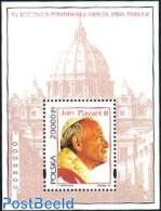 Poland 1993 Pope John Paul II S/s, Mint NH, Religion - Pope - Religion - Unused Stamps