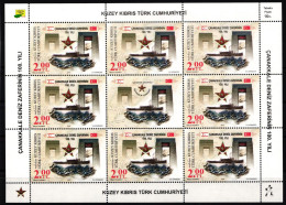 Türk. Zypern 805 Postfrisch Als Kleinbogen #JI469 - Used Stamps