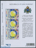 San Marino 2008 European Year Of Cultural Dialogue S/s, Mint NH, History - Europa Hang-on Issues - Ungebraucht