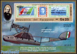 Paraguay 1979 Sir Rowland Hill S/s, Mint NH, Transport - Sir Rowland Hill - Stamps On Stamps - Aircraft & Aviation - Rowland Hill