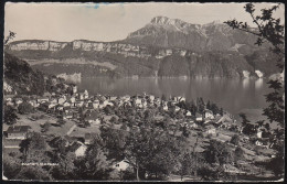 Schweiz - 6442 Gersau - Am Vierwaldstättersee - Alte Ortsansicht Mit Kirche - Gersau