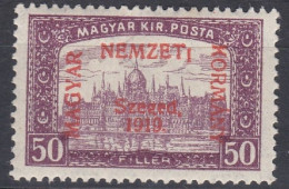 Hongrie Szeged 1919 Mi 13 MH * Palais Du Parlement  (A8) - Szeged