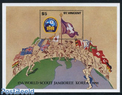 Saint Vincent 1991 World Jamboree Korea S/s, Mint NH, Sport - Scouting - St.Vincent (1979-...)