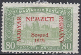 Hongrie Szeged 1919 Mi 15 MH * Palais Du Parlement  (A8) - Szeged
