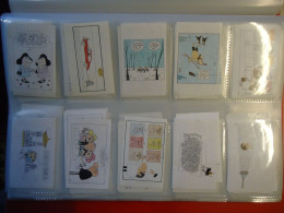 GREECE VIGNETTE  10 CARICATURE KYR FROM CIGARETTES KARELIA ΚΥΡ ΓΕΛΟΙΟΓΡΑΦΙΕΣ - Objetos Publicitarios