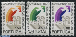 Portugal 1974 Army 3v, Mint NH - Nuovi