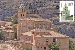 Spain 2011 - Catedral De Albarracin Carte Maximum - Iglesias Y Catedrales