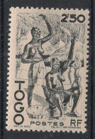 TOGO - 1947 - N°YT. 244 - Coton 2f50 Noir - Neuf Luxe** / MNH / Postfrisch - Ongebruikt