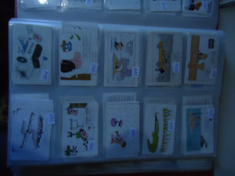 GREECE VIGNETTE  10 CARICATURE KYR FROM CIGARETTES KARELIA ΚΥΡ ΓΕΛΟΙΟΓΡΑΦΙΕΣ - Objetos Publicitarios