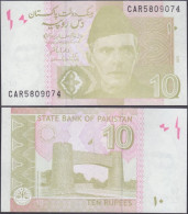 PAKISTAN - 10 Rupees 2022 P# 45 Asia Banknote - Edelweiss Coins - Pakistan