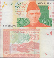 PAKISTAN - 20 Rupees 2022 P# 55 Asia Banknote - Edelweiss Coins - Pakistan