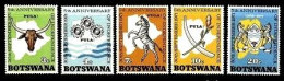 (020) Botswana  1971 / Independence / Unabhängigkeit  ** / Mnh  Michel 75-79 - Botswana (1966-...)