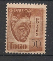 TOGO - 1942-44 - Taxe TT N°YT. 35 - 30c Brun Et Noir - Neuf Luxe** / MNH / Postfrisch - Neufs