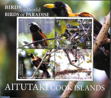 Aitutaki 2020 Paradise Birds S/s, Mint NH, Nature - Birds - Aitutaki