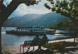 U5727 Ascona - Panorama Sul Lago Maggiore - Barche Boats Bateaux /  Viaggiata 1983 - Ascona