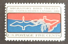 USA YT 800 NEUF**MNH "MIGRATIONS D OISEAUX" ANNÉE 1966 - Unused Stamps