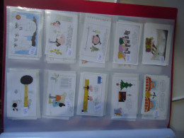GREECE VIGNETTE  10 CARICATURE KYR FROM CIGARETTES KARELIA ΚΥΡ ΓΕΛΟΙΟΓΡΑΦΙΕΣ ENA LEYKO - Objetos Publicitarios
