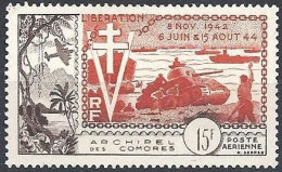 COMORES - 1954 - Anniversaire De La Libération - Ongebruikt