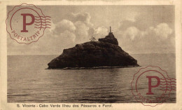 CABO VERDE.  S. Vicente Ilheu Dos Passaros E Farol. FARO. LIGHTHOUSE. PHARE - Cap Verde