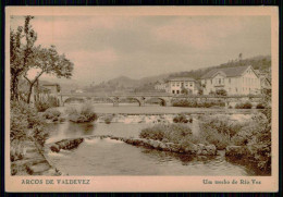 ARCOS DE VALDEVEZ -  Um Trecho Do Rio Vez. ( Edição Do Café Arcuense) Carte Postale - Viana Do Castelo