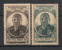 INDE - 1945 - N°YT. 234 à 235 - Félix Eboué - Neuf Luxe ** / MNH / Postfrisch - Neufs