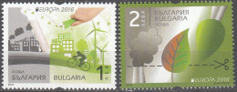 Bulgaria 2016 Yvert 4448 - 4449 Neuf ** Cote (2017) 7.60 € Europa CEPT Pensez En Vert - Neufs