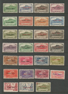 Reunion Lot Of France Libre Overprints MNH MLH VF.............................................w46 - Nuevos