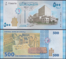 SYRIA - 500 Pounds AH1434 2013AD P# 115 Middle East Banknote - Edelweiss Coins - Siria
