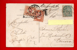 ITALIE . SEGNATASSE 5 Et 10 CENTESIMI . TAXE . DE MODANE VILLE À TURINO - Réf. N°940T - - Taxe