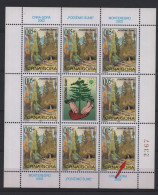500 Montenegro 2002 Forests Protective Sheet, Engraver **MNH - Montenegro