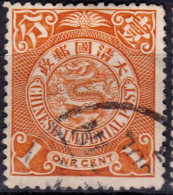 Stamp China 1898-1910 Coil Dragon 1c Combined Shipping Lot#k26 - Used Stamps