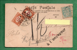 ITALIE . SEGNATASSE 5 Et 10 CENTESIMI . TAXE . REFUSÉ . RETOUR À L'ENVOYEUR . DE NICE À TURINO - Réf. N°941T - - Taxe