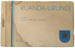 BEL ALBUM DE 10 CARTES VUES DETACHABLES RUANDA - URUNDI - Ruanda Urundi