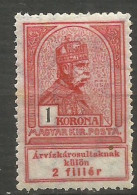 HUNGRIA YVERT NUM. 120 * NUEVO CON FIJASELLOS - Unused Stamps