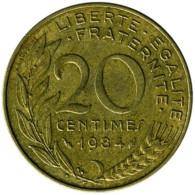 France - 1984 - KM 930 - 20 Centimes - XF - 20 Centimes