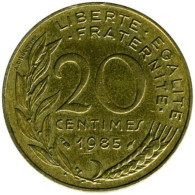 France - 1985 - KM 930 - 20 Centimes - XF - 20 Centimes