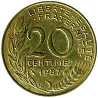 France - 1987 - KM 930 - 20 Centimes - XF - 20 Centimes