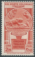 1933 EMISSIONI GENERALI CINQUANTENARIO ERITREO 2,75 LIRE MNH ** - RA15-6 - General Issues