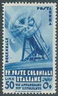 1933 EMISSIONI GENERALI DECENNALE POSTA AEREA 50 LIRE MNH ** - RA23 - Emissions Générales