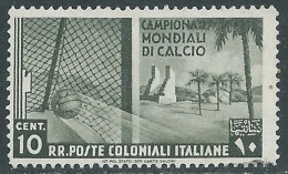 1934 EMISSIONI GENERALI USATO MONDIALI DI CALCIO 10 CENT - RA6-3 - Emisiones Generales