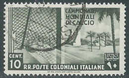 1934 EMISSIONI GENERALI USATO MONDIALI DI CALCIO 10 CENT - RA6-5 - Amtliche Ausgaben