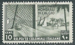 1934 EMISSIONI GENERALI USATO MONDIALI DI CALCIO 10 CENT - RA6-7 - Emisiones Generales