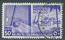 1934 EMISSIONI GENERALI USATO MONDIALI DI CALCIO 50 CENT - RA6-5 - Algemene Uitgaven