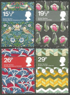 422 G-B 1982 Dessins Textile Designs MNH ** Neuf SC (GB-996) - Textil