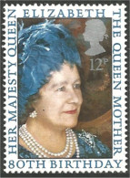 422 G-B 1980 Queen Mother Reine Mère MNH ** Neuf SC (GB-919) - Unused Stamps