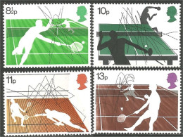 422 G-B 1977 Wimbledon Tennis Table Squash Badminton MNH ** Neuf SC (GB-802a) - Unused Stamps