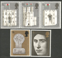 420 G-B 1969 Prince Charles Investiture Drapeaux Flags MNH ** Neuf SC (GB-40e) - Briefmarken