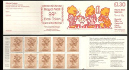 412 G-B Booklet Bears Ourses Oursons Bare Urso Oso Orso Selvedge At Right (GBB-06) - Beren