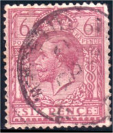 410 G-B 6d Purple CDS Cancel (GB-140) - Used Stamps