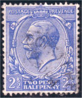 410 G-B 2 1/2 D Blue (GB-138) - Used Stamps